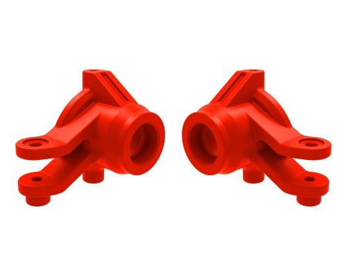 Traxxas TRX10736-RED Steering blocks, left & right (red)