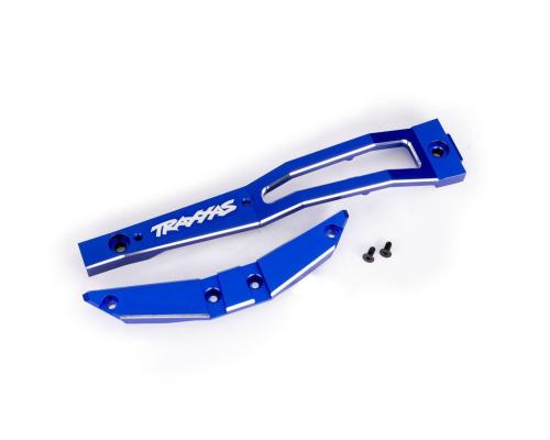 Traxxas TRX10221-BLUE Chassis Brace, Front, 6061-T6 Aluminum (Blue-Anodized/ 2.5x6mm CCS (With Threadlock) (2) (TRX-1022