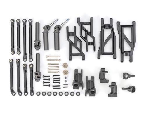 Traxxas  TRX9180 Outer Driveline & Suspension Upgrade Kit, extreme heavy duty, black (fits Rustler 2WD or Stampede 2WD)