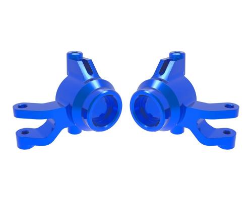 Traxxas 10734-BLUE Steering blocks, 6061-T6 aluminum (blue-anodized)