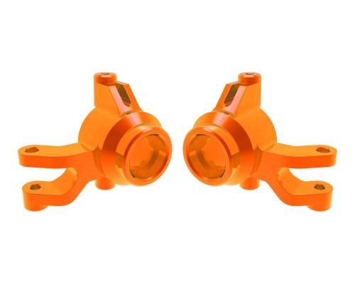 Traxxas 10734-RED Steering blocks, 6061-T6 aluminum (orange-anodized)