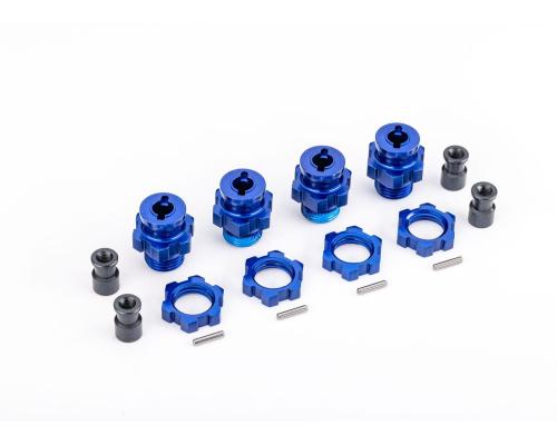 Traxxas TRX9086 17mm Wheel Hubs / Nuts, HD Blue