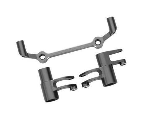 Traxxas TRX10543-GRAY Steering bellcranks, drag link (gray-anodized 6061-T6 aluminum)