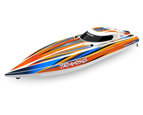 Traxxas TRX106064-4ORNG Disruptor 4S  High-Performance Boat Orange