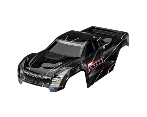 Traxxas TRX10711-BLK Body, Mini Maxx, black (painted, decals applied)