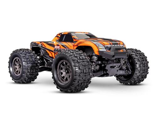 Traxxas TRX107154-1-ORNG mini Maxx Orange  bl-2s incl. batterrij en usb-oplader