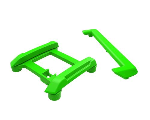 Traxxas TRX10717-GRN Skid plate (roof)/ tailgate protector (green)