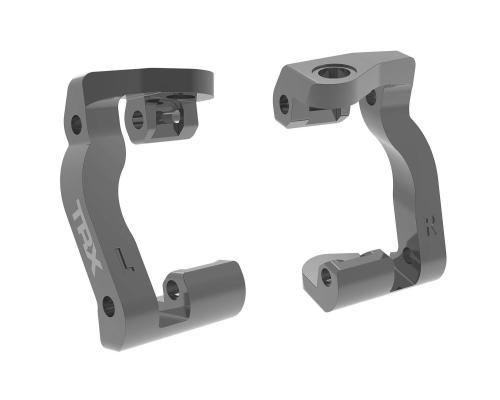 Traxxas TRX10733-GRAY Caster blocks (c-hubs), 6061-T6 aluminum (gray-anodized), left & right