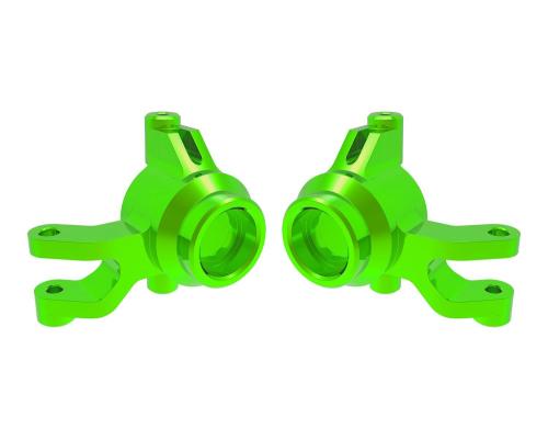 Traxxas TRX10734-GRN Steering blocks, 6061-T6 aluminum (green-anodized)