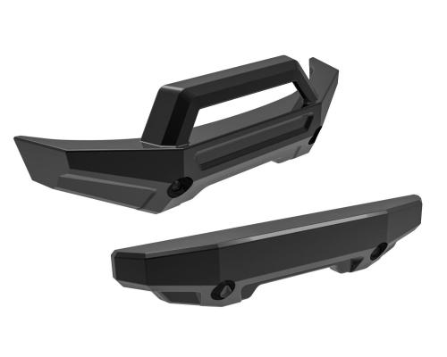 Traxxas TRX10735-BLK Bumper, front (1)/ rear (1) (black)