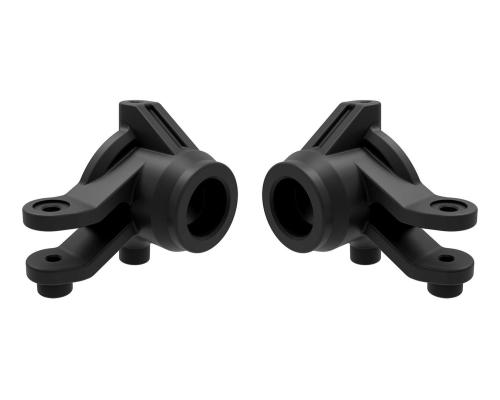 Traxxas TRX10736-BLK Steering blocks, left & right (black)