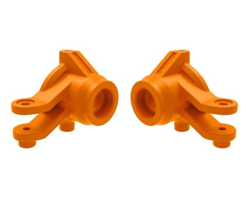 Traxxas TRX10736-ORNG Steering blocks, left & right (orange)