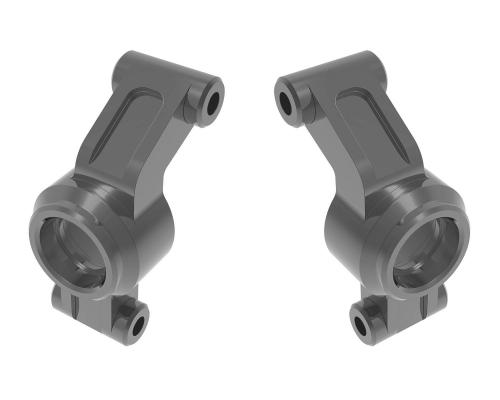 Traxxas TRX10751-GRAY Carriers, stub axle, 6061-T6 aluminum (gray-anodized) (left & right)