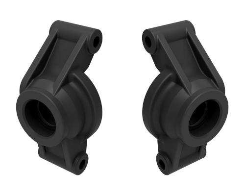 Traxxas TRX10752-BLK Carriers, stub axle (black) (rear) (left & right)