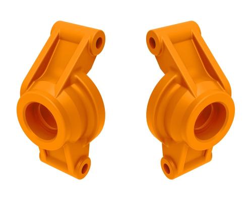 Traxxas TRX10752-ORNG Carriers, stub axle (orange) (rear) (left & right)