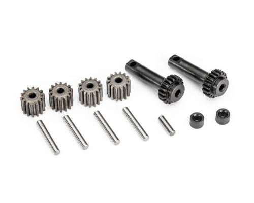 Traxxas TRX10782 Gear set, differential (planetary) (output gears (2), spider gears (4)