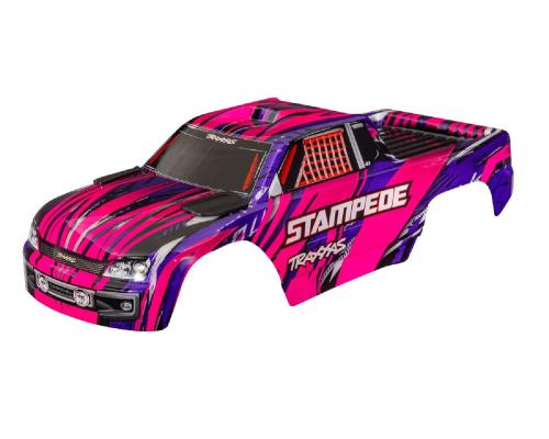 Traxxas TRX3620A-PINK Body, Stampede (also fits Stampede VXL), ping (painted, decals applied)