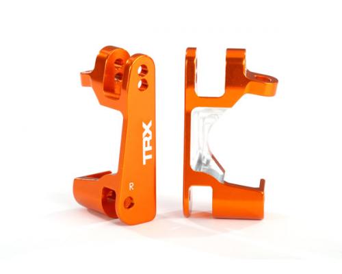 Traxxas TRX6832A Casterblokken (c-hubs), 6061-T6 aluminium (oranje geanodiseerd), links en rechts