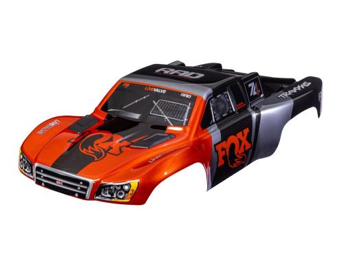 Traxxas TRX6849-FOX Body, Slash VXL 2WD (also fits Slash 4X4), Fox Edition (painted, decals applied) (assembled with fro