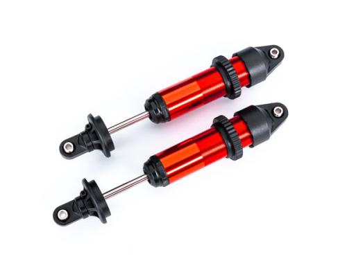 Traxxas TRX7861R Schokbrekers, GTX, medium (aluminium, rood geanodiseerd) (volledig gemonteerd zonder veren) (2)