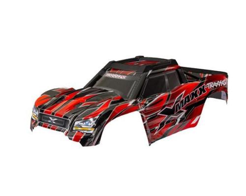 Traxxas TRX7867-RED Body, X-Maxx, red (painted, decals applied)