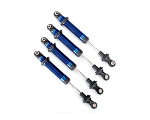 Traxxas TRX8160X Schokbrekers, GTS, aluminium (blauwgeanodiseerd) (gemonteerd zonder veren) (4) (voor gebruik met 8140X