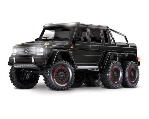 Traxxas TRX88296-4BLK Traxxas TRX-6 Mercedes-Benz G 63 AMG Body 6X6 Electric Trail Truck Clipless Black