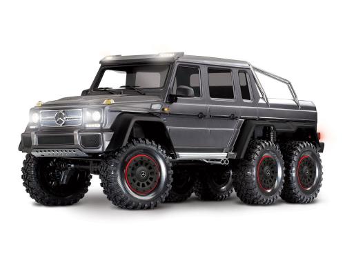 Traxxas TRX88296-4SLVR Traxxas TRX-6 Mercedes-Benz G 63 AMG Body 6X6 Electric Trail Truck Clipless Silver