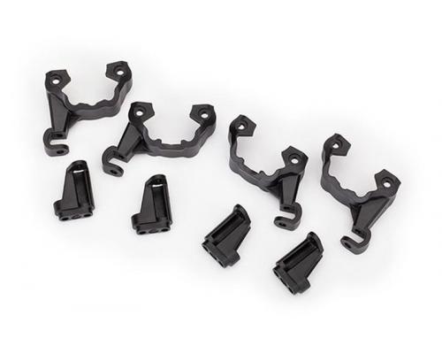 Traxxas TRX8885 trillingdempers (frame, linker (2), kader, rechts (2)) / portal mounts (1 elk, voorzijde (links en recht