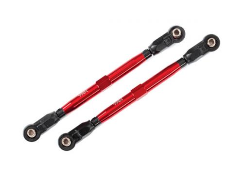 Traxxas TRX8997R Toe links, Wide Maxx (TUBES 6061-T6 aluminium (rood-geanodiseerd))