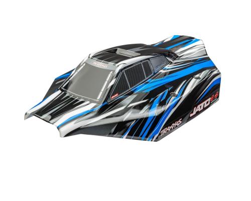 Traxxas TRX9018-BLUE Body, Jato 4X4 Brushless, blue (painted, decals applied)