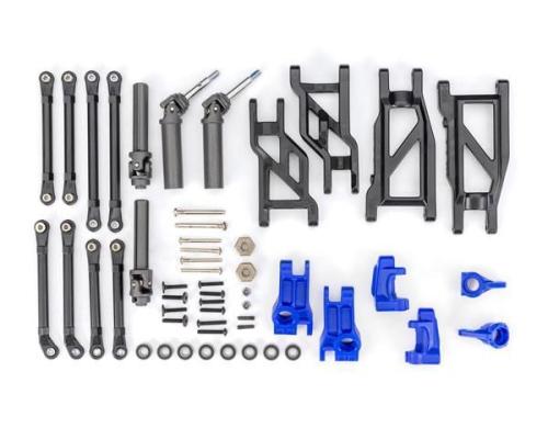 Traxxas TRX9180-BLUE Outer Driveline & Suspension Upgrade Kit, extreme heavy duty, blue (fits Rustler 2WD or Stampede 2W