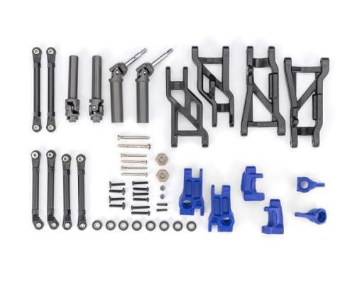 Traxxas TRX9181-BLUE Outer Driveline & Suspension Upgrade Kit, extreme heavy duty, blue (fits Slash 2WD)