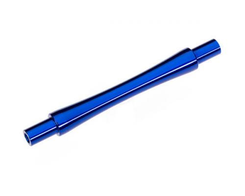 Traxxas TRX9463X As, wheelie bar, 6061-T6 aluminium (blauw geanodiseerd) (1)/ 3x12 BCS (met schroefdraadborging) (2)