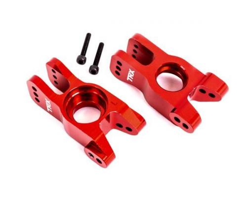 Traxxas TRX9552R Dragers, steekas, 6061-T6 aluminium (rood geanodiseerd) (links en rechts