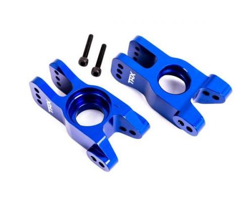 Traxxas TRX9552X Dragers, steekas, 6061-T6 aluminium (blauw geanodiseerd) (links en rechts