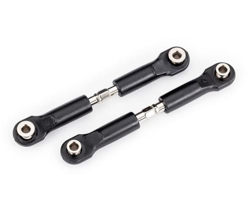 TRX7431 Turnbuckles, camber link, 49mm (63mm center to center) (assembled with rod ends and hollow balls) (1 left, 1 rig