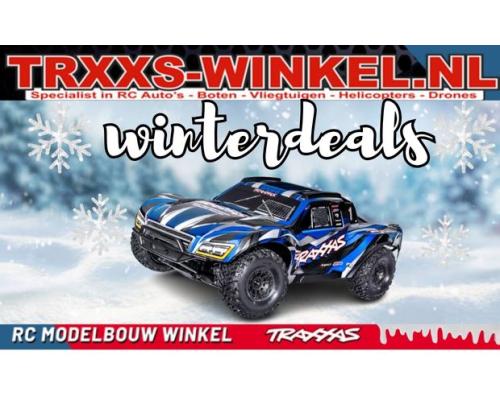 Wintert TRAXXAS MAXX SLASH 6S SHORT COURSE TRUCK - BLAUW TRX102076-4BLUE