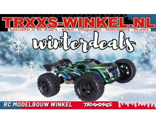 Wintert TRAXXAS SLEDGE BELTED SLEDGEHAMMER - GREEN zonder accu\'s en lader TRX95096-4GRN