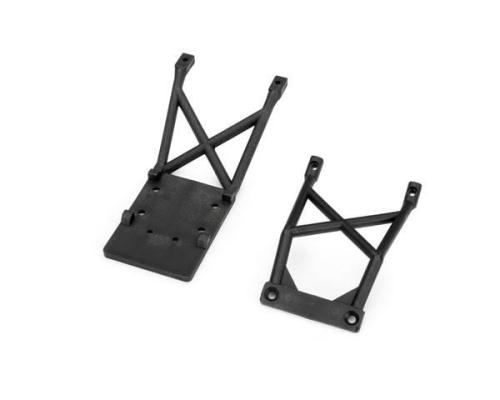 traxxas TRX3623-BLK SKID PLATES, FRONT & REAR (BLACK)