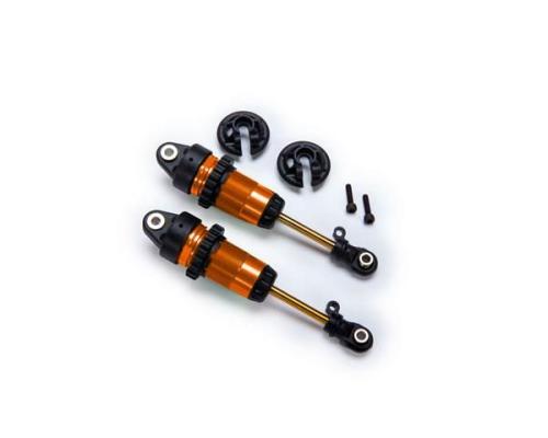 traxxas TRX7461-ORNG  Shocks, GTR long orange-anodized, PTFE-coated bodies with TiN shafts (fully assembled, without spr