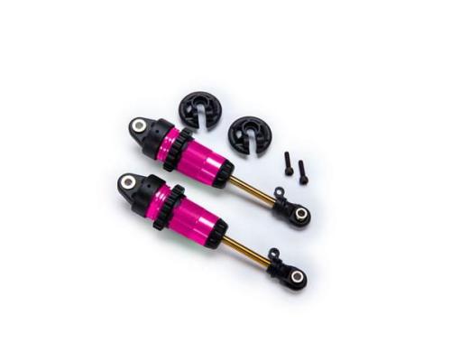 traxxas TRX7461-PINK Shocks, GTR long pink-anodized, PTFE-coated bodies with TiN shafts (fully assembled, without spring