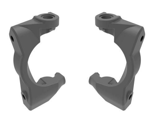 Traxxas TRX10732-GRAY Caster blocks (c-hubs), left & right (gray)