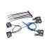 Traxxas PRO SCALE LED LIGHT SET FRONT en REAR COMPLETE INCLUDES LIGHT HARNESS ZIP TIES 6 past op TRX9812 BODY TRX9884